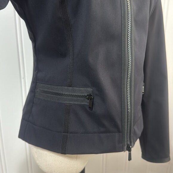 Carlisle Women's Black Moto Tailored Jacket size 4 - Picture 6 of 11